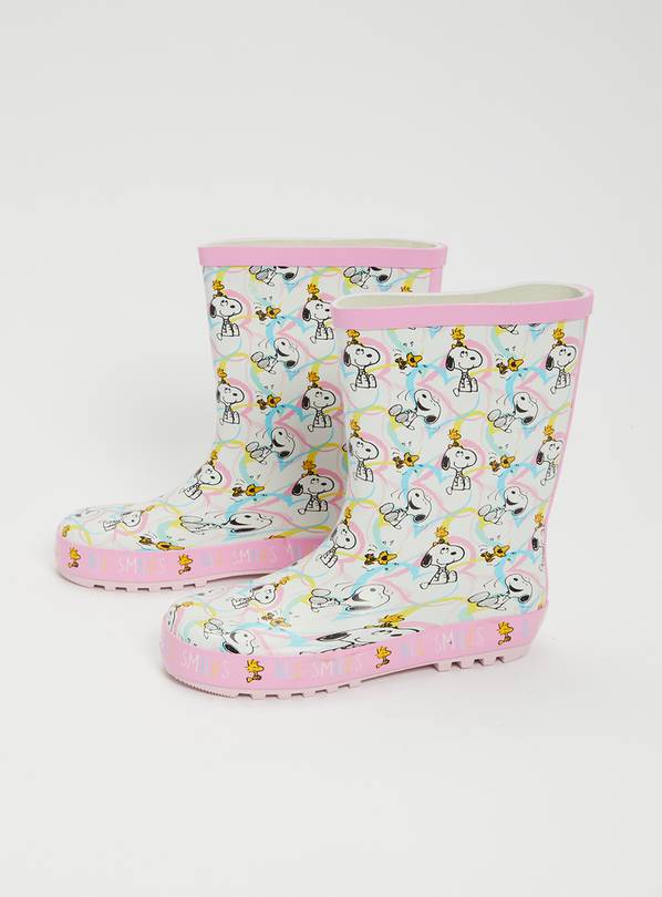 Snoopy Pastel Wellies - 9.5 Infant